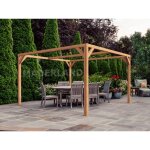Maderland - pergola en bois autoportante - modle tarragona - 250 x 250 cm