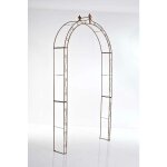 Clp - pergola ext�rieur pour les plantes d'escalade en fer diverses couleurs colore : antique brun