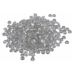Perles de pluie d�coratives 'translucide' 110g gris clair
