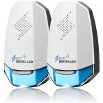 Perle rare - lot de 2 rpulsif ultrasons pour souris professionnel ultrasons - rpulsif souris, cafards ...