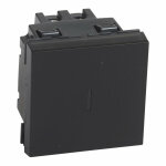 Permutateur 10ax 250v mosaic 2 modules noir mat legrand 079321l