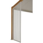 Persienne pour pergola bioclimatique autoportante ecozia 4x3 m argile - hesp�ride