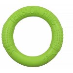 Pet frisbee dog training pull ring heavy bite outdoor play (petit anneau de traction vert)