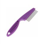 Pet shop, peigne anti - puces en acier inoxydable confortable