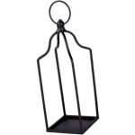 Petit bougeoir en m�tal robuste bougeoir en fer pour la d�coration int�rieure