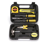 Petit coffret d'outils pour particuliers, ensemble universel de 9 petits outils � main pour la maison ...