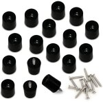 Petit coussin en caoutchouc rond en caoutchouc noir - protection de meubles augmentation de la hauteur ...