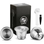Petit d�jeuner - caf�, icafilas pour capsule rechargeable nespresso en acier inoxydable r�utilisable ...