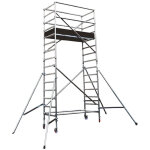 Petit �chafaudage roulant 1 plateau - hauteur maximale de travail 2. 84m - eurxhd - 0