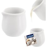 Petit pichet en porcelaine avec bec verseur pratique pour la creme et le lait Petit pichet en porcelaine avec bec verseur pratique pour la creme et le lait