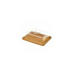 Petit plateau fromage bambou rectangulaire et cloche acrylique Petit plateau fromage bambou rectangulaire et cloche acrylique