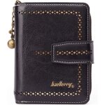 Petit portefeuille femme en cuir (noir)