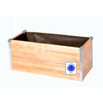 Mon petit potager - bac douglas design - jardinière en bois non traité - 75cm x 35cm x 36cm Mon petit potager - bac douglas design - jardinière en bois non traité - 75cm x 35cm x 36cm
