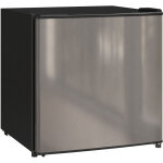 Petit r�frig�rateur cong�lateur - homcom - 46l - portes r�versibles thermostats r�glables - acier plastique ...