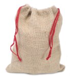 Petit sac en jute - 180x220mm - vendu par 1