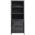 Petit vaisselier en mtal locker