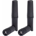 Petite antenne wifi 2 pi�ces double bande 2, 4 ghz 5, 8 ghz rp sma antenne pour pc ordinateur de bureau ...
