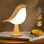 Petite lampe de chevet sans fil , lampe de table led avec variateur tactile, 3 niveaux de luminosit�, ...