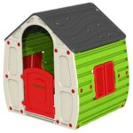 Petite maison en rsine pour enfants cm. 102x90x109h mobilier de jeu de jardin - salon