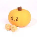 Petite veilleuse led citrouille, lampe de chevet en silicone  intensit variable, veilleuse tactile ...