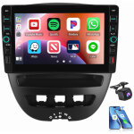 Pour peugeot 107 toyota aygo citroen c12005 - 2014 android 15 autoradio gps rds bt 2 + 32g cam