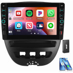 Pour peugeot 107 toyota aygo citroen c12005 - 2014 android 15 autoradio gps rds bt 2 + 64g dab
