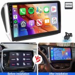 Pour peugeot 2008 / 208 2013 - 2018 carplay android 15 autoradio gps wifi bt 4 + 64g cam