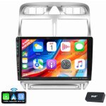 Pour peugeot 307 2007 - 2013 android 14 carplay autoradio wifi gps rds usb type - c 2 + 32g dab