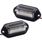 Phare led rsistant  l'eau 6 lumires de nuit smd phare led pour camion 12 v / 24 v phare de caravane ...