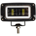 Phare led pour voiture, lampe led carr�e de travail 20w avec optique pour moto, tout - terrain et camion ...