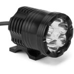 Phare moto feux additionnels led, 40w ronde led phares avant moto anti brouillard projecteur phare led ...