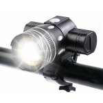 Phare rechargeable de lumi�re de v�lo de 5000 lumens, lampe de v�lo led �tanche haute luminosit� 6 heures ...