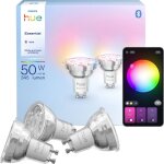 Philips ampoule � led 929004235704 cee: f (a - g) hue essential white & col. amb. gu10 s251093