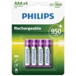 Philips hr03 pile rechargeable lr3 (aaa) nimh 900 mah 1. 2 v 4 pc(s)