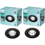 Philips hue - lot de 2 spots encastrés led philips dive 5, 5w ? lumière blanche chaude 2700k, dimmables, ... Philips hue - lot de 2 spots encastrés led philips dive 5, 5w ? lumière blanche chaude 2700k, dimmables, ...