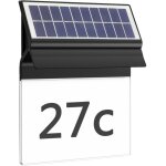 Led enkara 8720169265462 eclairage solaire pour num�ro de maison led 0. 4 w noir - philips