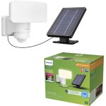 Philips led tylus 929004632101 applique solaire extrieure avec dtecteur de mouvement led 6 w blanc