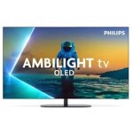 Philips - tv oled ambilight 55oled810 139 cm 4k uhd 2025 gris mtal
