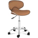 Physa - tabouret de rouleau avec dossier - 48 - 62 cm - 150 kg - cappuccino Physa - tabouret de rouleau avec dossier - 48 - 62 cm - 150 kg - cappuccino