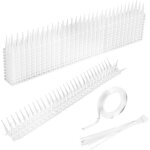 Pics anti - oiseaux 5m ? pointes blanc (protection balcon / cour ? contre pigeons / corbeaux)