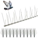 Pic anti pigeon 5m - pic anti - pigeon flexible - pointes en acier inoxydable inox - ne rouille pas - ...