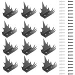 Pic anti - pigeon en acier au carbone, pique anti pigeon pour balcon repulsif pigeon pics de s�curit� ...