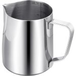 Pichet mousseur à lait pour machine à café, pichet à lait en acier inox 304 de 350 ml / 12 oz, accessoires ... Pichet mousseur à lait pour machine à café, pichet à lait en acier inox 304 de 350 ml / 12 oz, accessoires ...