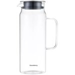 Pichet en verre pour boissons  base d'eau 1, 5 l klausberg kb - 7687