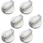 Pi�ces boutons de commande universels en m�tal bouton cuisini�re � gaz 6mm boutons de contr�le universels ...