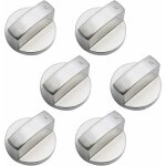 Pi�ces boutons de commande universels en m�tal bouton cuisini�re � gaz 6mm boutons de contr�le universels ...