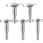 Pi�ces m�ches bois, (40 / 45 / 50 / 60 / 70mm) fraises a bois carbure assortiment de m�ches pour la perforatio ...