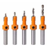 Pi�ces menuiserie fraise bois chanfrein contre - m�che vis trou perceuse taraud perceuse pour forage ...