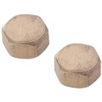Pices raccord crou borgne accessoire air comprim raccords  compression en mtal 2 pices