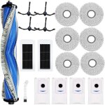 Pi�ces de rechange pour aspirateur robot ecovacs deebot x5 omni et x5 pro : 1 brosse principale, 6 lingettes, ...